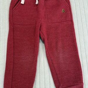 Gap Maroon Knit Jogger Pants size 18-24 Months